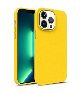 SoFetch Geel Mat TPU Hoesje iPhone 15 Pro Max