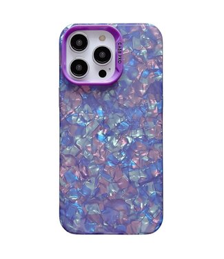 SoFetch Paars Parel Hardcase Hoesje iPhone 15 Pro Max
