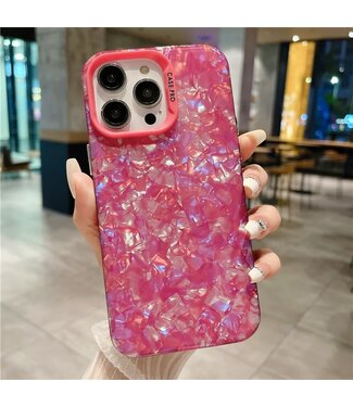 SoFetch Rood Parel Hardcase Hoesje iPhone 15 Pro Max