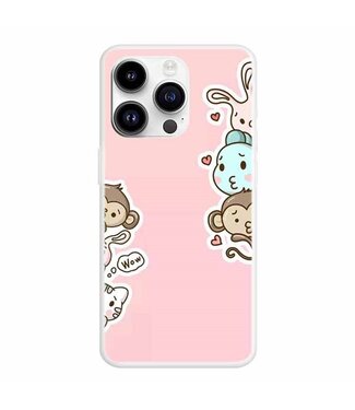 SoFetch Dieren TPU Hoesje iPhone 15 Pro Max