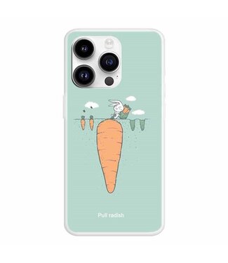 SoFetch Wortel TPU Hoesje iPhone 15 Pro Max
