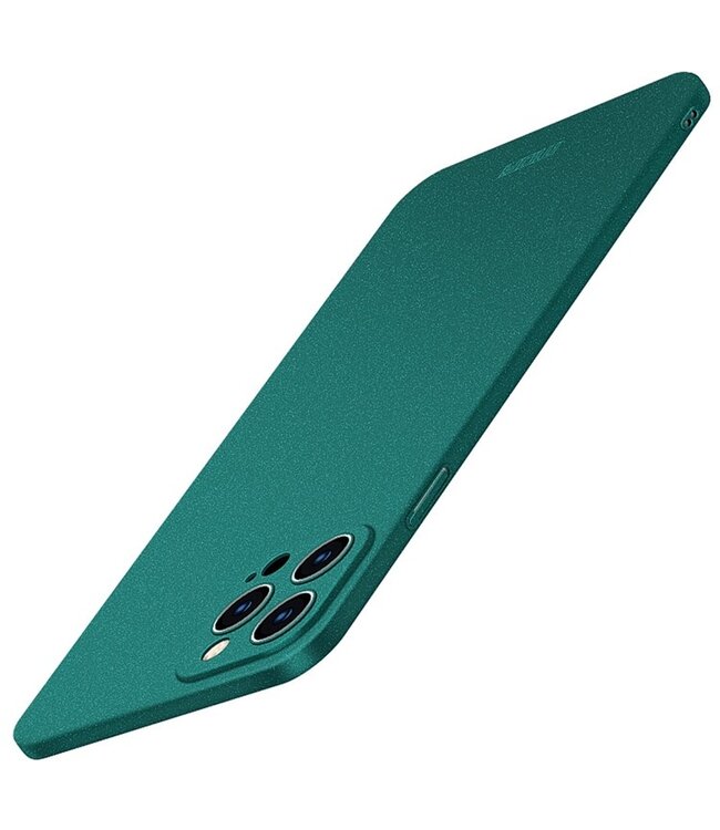 Mofi Groen Mat Hardcase Hoesje voor de iPhone 15 Pro Max