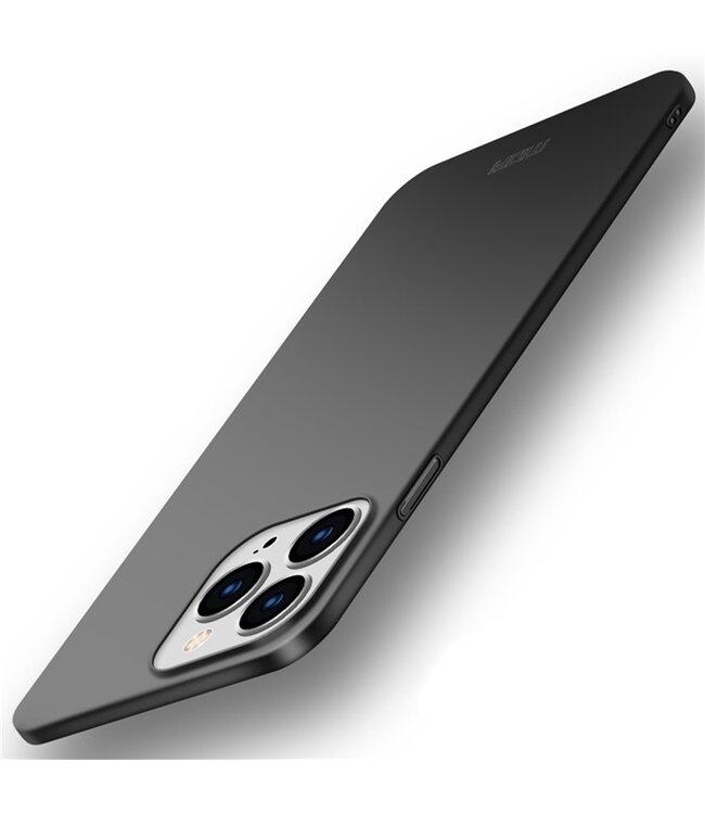 Mofi Zwart Slim Mat Hardcase Hoesje voor de iPhone 15 Pro Max