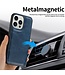 SoFetch Blauw Pasjeshouder Glad Bookcase Hoesje voor de iPhone 15 Pro Max