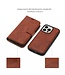 SoFetch Bruin Pasjeshouder Glad Bookcase Hoesje voor de iPhone 15 Pro Max