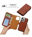 SoFetch Bruin Pasjeshouder Glad Bookcase Hoesje voor de iPhone 15 Pro Max
