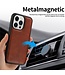 SoFetch Bruin Pasjeshouder Glad Bookcase Hoesje voor de iPhone 15 Pro Max