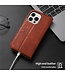 SoFetch Bruin Pasjeshouder Glad Bookcase Hoesje voor de iPhone 15 Pro Max