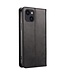 SoFetch Zwart Elegant Bookcase Hoesje voor de iPhone 15 Pro Max
