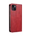 SoFetch Rood Elegant Bookcase Hoesje voor de iPhone 15 Pro Max