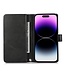 SoFetch Zwart Wallet Bookcase Hoesje met Polsbandje voor de iPhone 15 Pro Max