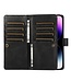 SoFetch Zwart Wallet Bookcase Hoesje met Polsbandje voor de iPhone 15 Pro Max