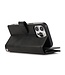 SoFetch Zwart Wallet Bookcase Hoesje met Polsbandje voor de iPhone 15 Pro Max