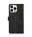 SoFetch Zwart Wallet Bookcase Hoesje met Polsbandje voor de iPhone 15 Pro Max