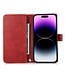SoFetch Rood Wallet Bookcase Hoesje met Polsbandje voor de iPhone 15 Pro Max