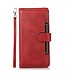 SoFetch Rood Wallet Bookcase Hoesje met Polsbandje voor de iPhone 15 Pro Max