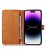 SoFetch Lichtbruin Wallet Bookcase Hoesje voor de iPhone 15 Pro Max