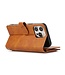 SoFetch Lichtbruin Wallet Bookcase Hoesje voor de iPhone 15 Pro Max