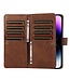 SoFetch Bruin Wallet Bookcase Hoesje met Polsbandje voor de iPhone 15 Pro Max