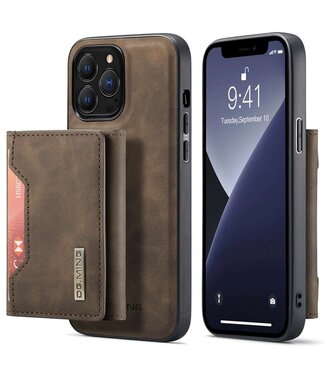 DG.Ming Bruin Magnetisch Wallet 2 in 1 Hoesje iPhone 15 Pro Max