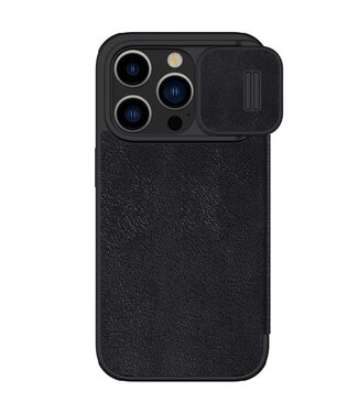Nillkin Zwart Lensbescherming 2 in 1 Hoesje iPhone 15 Pro Max
