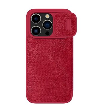 Nillkin Rood Lensbescherming 2 in 1 Hoesje iPhone 15 Pro Max