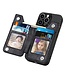 SoFetch Zwart Pasjeshouder 2 in 1 Hoesje voor de iPhone 15 Pro Max