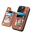 SoFetch Oranje Pasjeshouder 2 in 1 Hoesje voor de iPhone 15 Pro Max