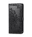 SoFetch Zwart Mandala Wallet Hoesje voor de iPhone 15 Pro Max