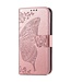 SoFetch Roze Vlinder Bookcase Hoesje voor de iPhone 15 Pro Max