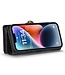 CaseMe Zwart Wallet Bookcase Hoesje voor de iPhone 15 Pro Max