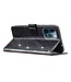 SoFetch Zwart Glitters Bookcase Hoesje voor de iPhone 15 Pro Max