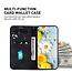 SoFetch Zwart Bloemen Bookcase Hoesje voor de iPhone 15 Pro Max
