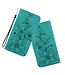 SoFetch Groen Bloemen Bookcase Hoesje voor de iPhone 15 Pro Max