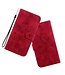 SoFetch Rood Bloemen Bookcase Hoesje voor de iPhone 15 Pro Max