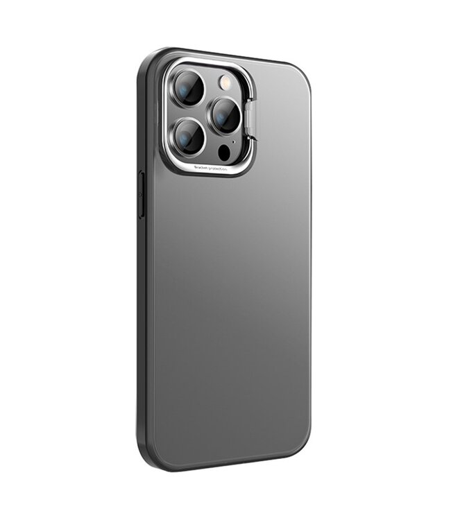 X-Level Zwart Houder Hybride Hoesje voor de iPhone 15 Pro Max