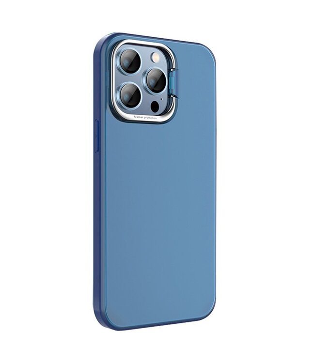 X-Level Blauw Houder Hybride Hoesje voor de iPhone 15 Pro Max