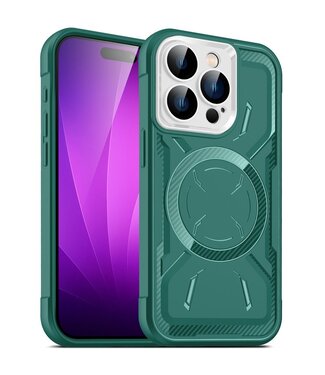 SoFetch Groen Valbestendig Hybride Hoesje iPhone 15 Pro Max