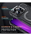 SoFetch Donkerpaars Valbestendig Hybride Hoesje voor de iPhone 15 Pro Max