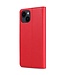 SoFetch Rood RFID Bookcase Hoesje voor de iPhone 15 Pro Max
