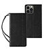 SoFetch Zwart Modern Bookcase Hoesje voor de iPhone 15 Pro Max