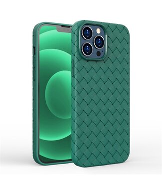 SoFetch Groen Geweven TPU Hoesje iPhone 15 Pro Max