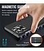 SoFetch Zwart Nappa Textuur Bookcase Hoesje voor de iPhone 15 Pro Max