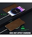 SoFetch Bruin Nappa Textuur Bookcase Hoesje voor de iPhone 15 Pro Max