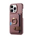 Y2 Roze Pasjeshouder Ringhouder Hybride Hoesje voor de iPhone 15 Pro Max