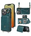 SoFetch Groen Wallet Litchee 2 in 1 Hoesje voor de iPhone 15 Pro Max