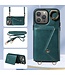 SoFetch Groen Wallet Litchee 2 in 1 Hoesje voor de iPhone 15 Pro Max