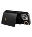 SoFetch Zwart Wallet Litchee 2 in 1 Hoesje voor de iPhone 15 Pro Max