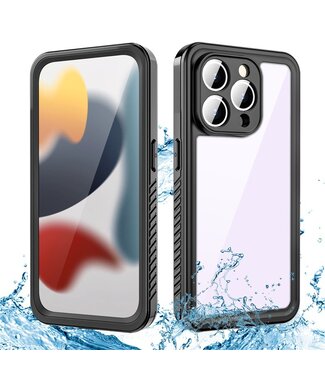 Redpepper Transparant Waterdicth Fullbody Hoesje iPhone 15 Pro Max