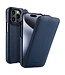 Melkco Donkerblauw Elegant Flipcover Hoesje voor de iPhone 15 Pro Max